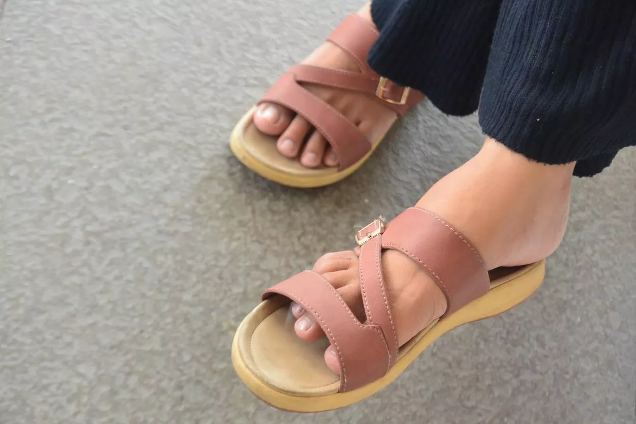 sandales cuir femme